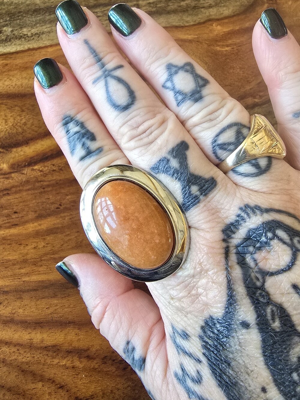 Evil Pawn Jewelry Kali Oval Ring
